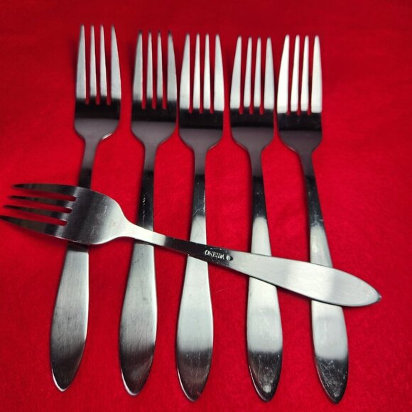 Oneida Dinner Forks Mooncrest Pattern 7 7/8" Set of 6 - Picture 1 of 11